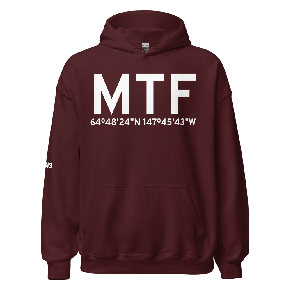 Fairbanks (MTF) Airport Hoodie Sweatshirt 