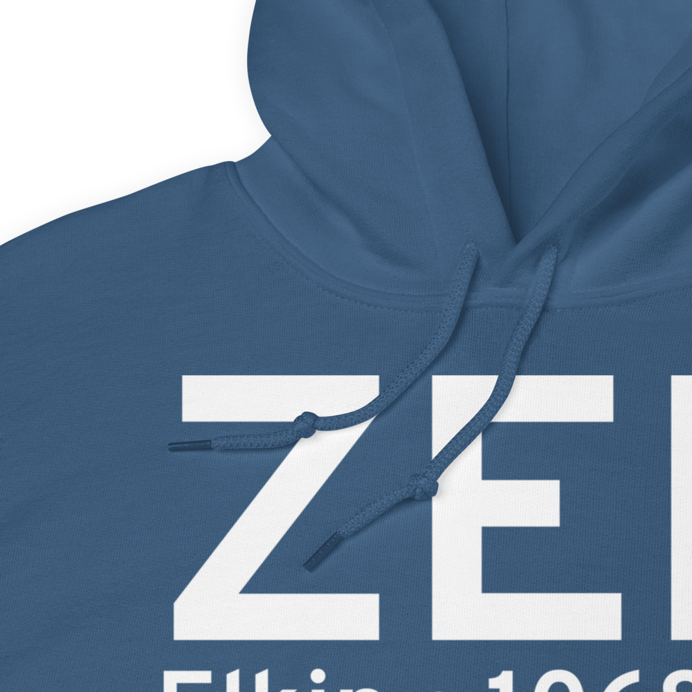 Elkin (KZEF) Airport Hoodie Sweatshirt 