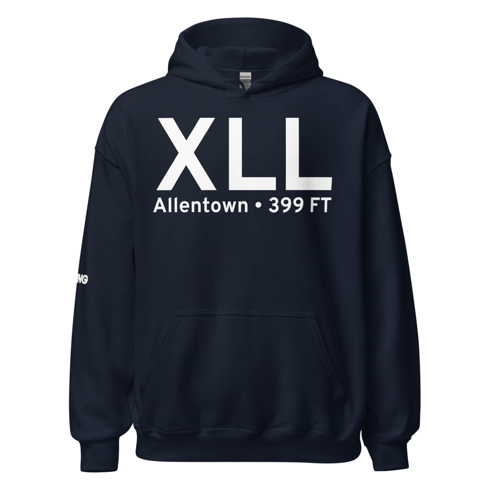 Allentown (KXLL) Airport Hoodie Sweatshirt 