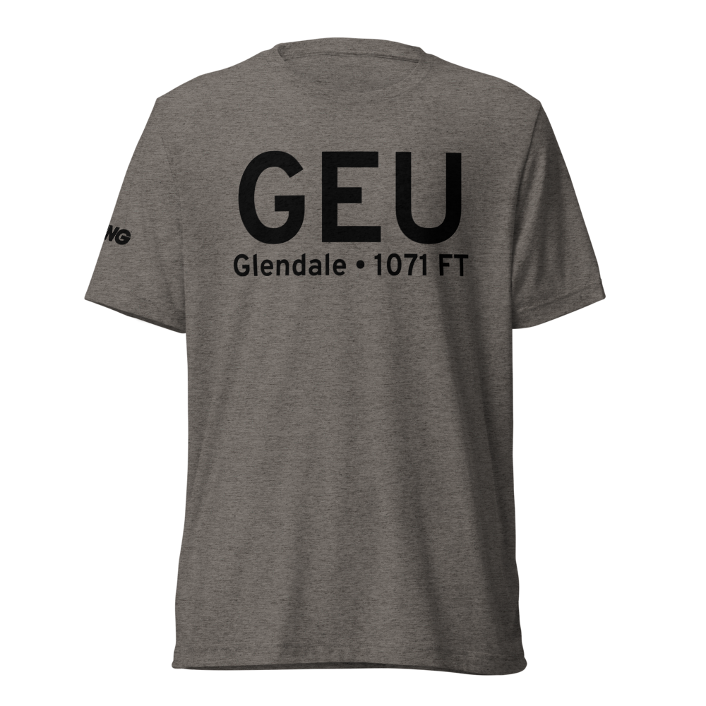 Glendale (KGEU) Airport Tri-blend T-Shirt 