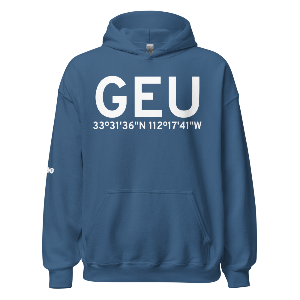 Glendale (KGEU) Airport Hoodie Sweatshirt 