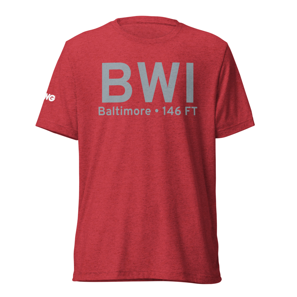 Baltimore (KBWI) Airport Tri-blend T-Shirt 