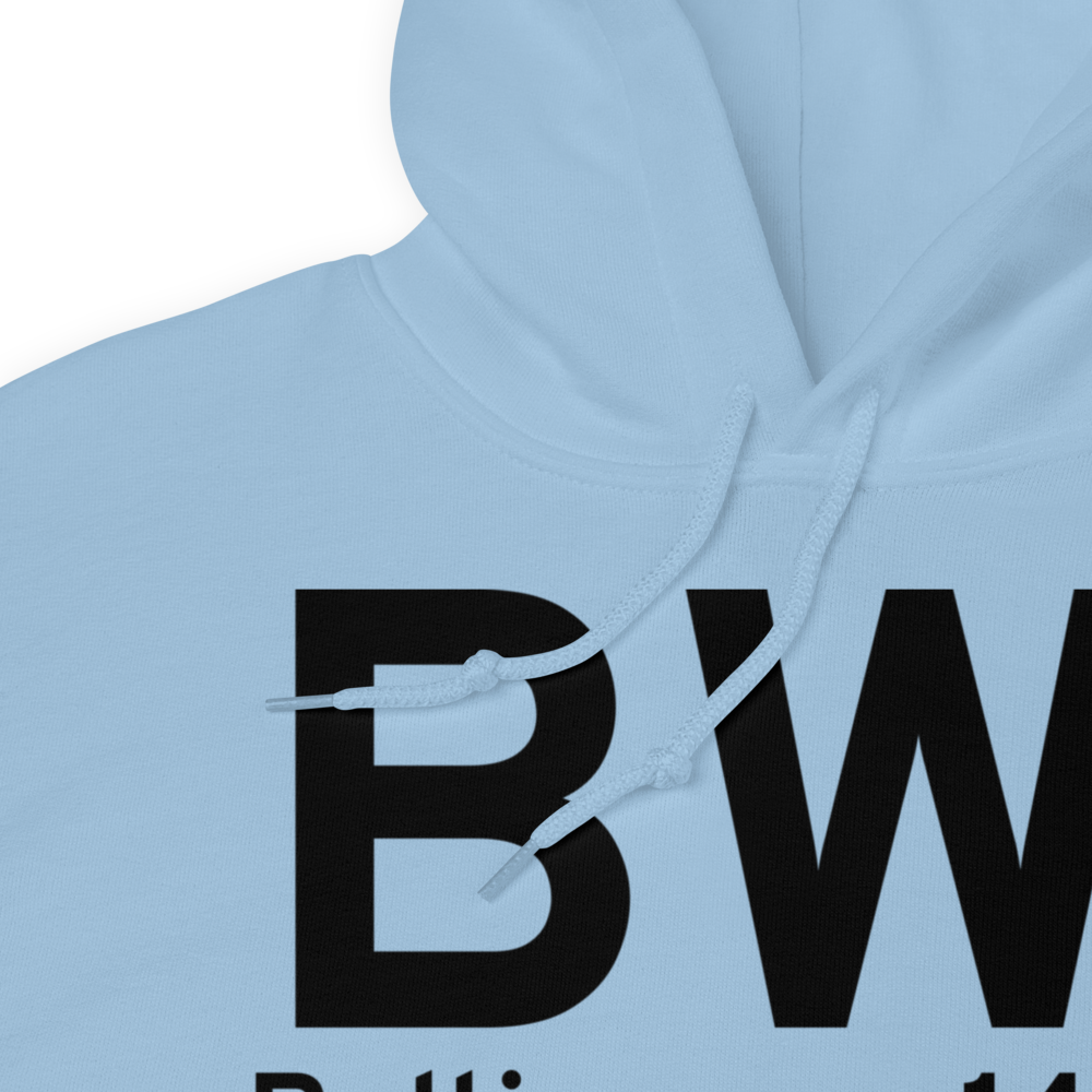 Baltimore (KBWI) Airport Hoodie Sweatshirt 