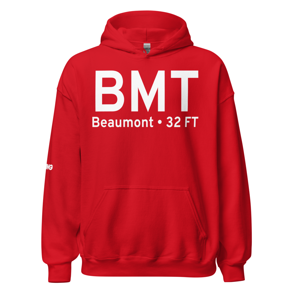 Beaumont (KBMT) Airport Hoodie Sweatshirt 