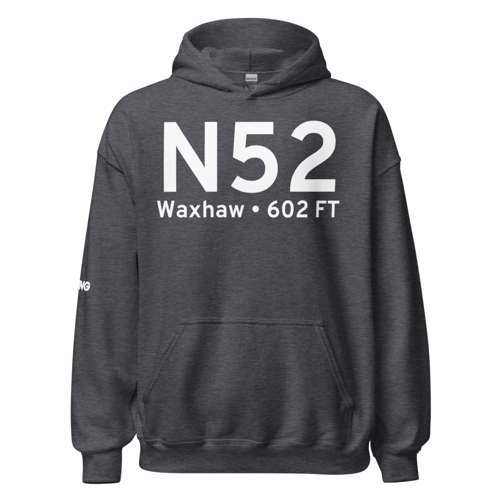 Waxhaw (KN52) Airport Hoodie Sweatshirt 
