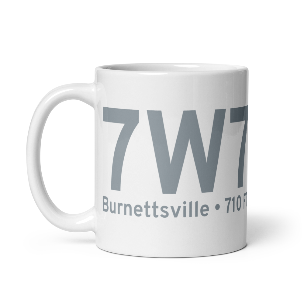 Burnettsville (7W7) Airport Mug 