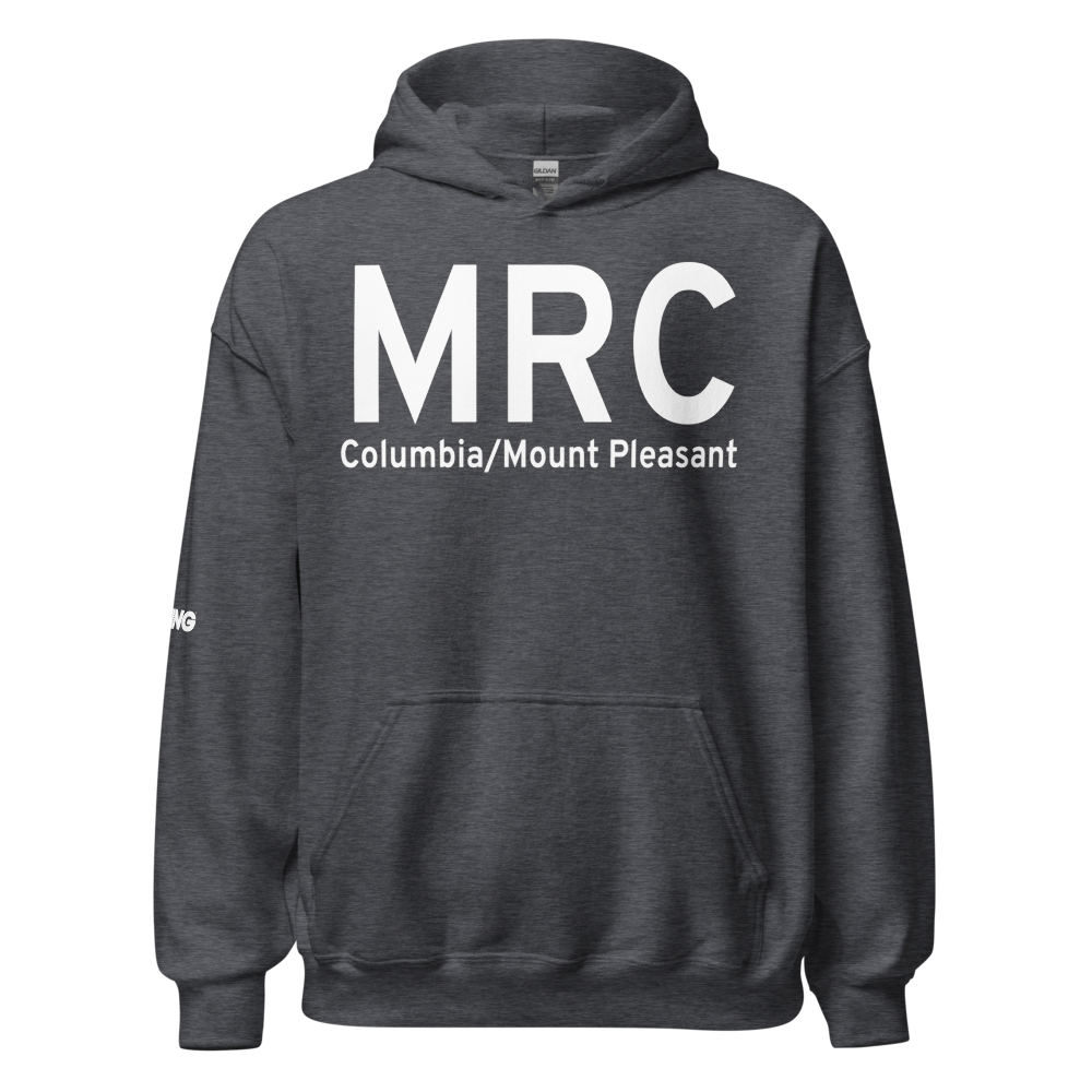 Columbia/Mount Pleasant (KMRC) Airport Hoodie Sweatshirt 