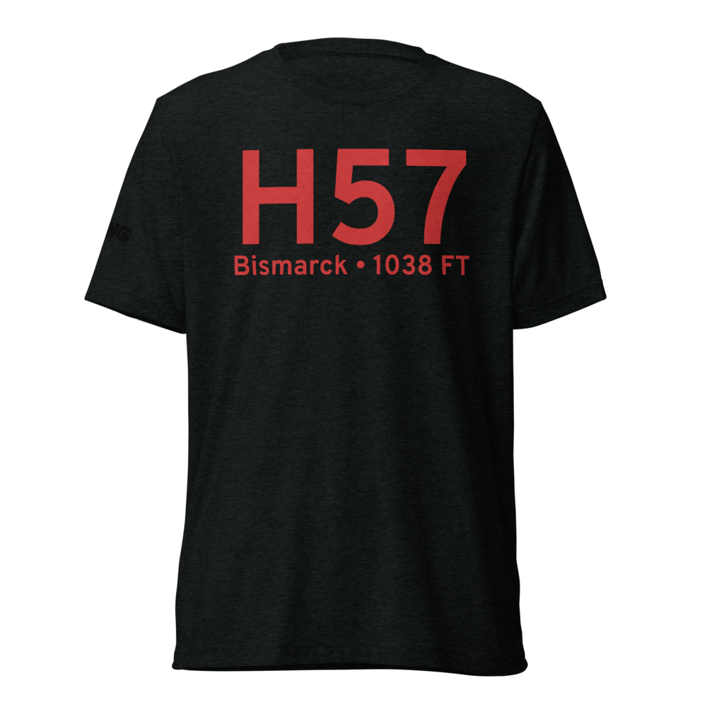 Bismarck (H57) Airport Tri-blend T-Shirt 