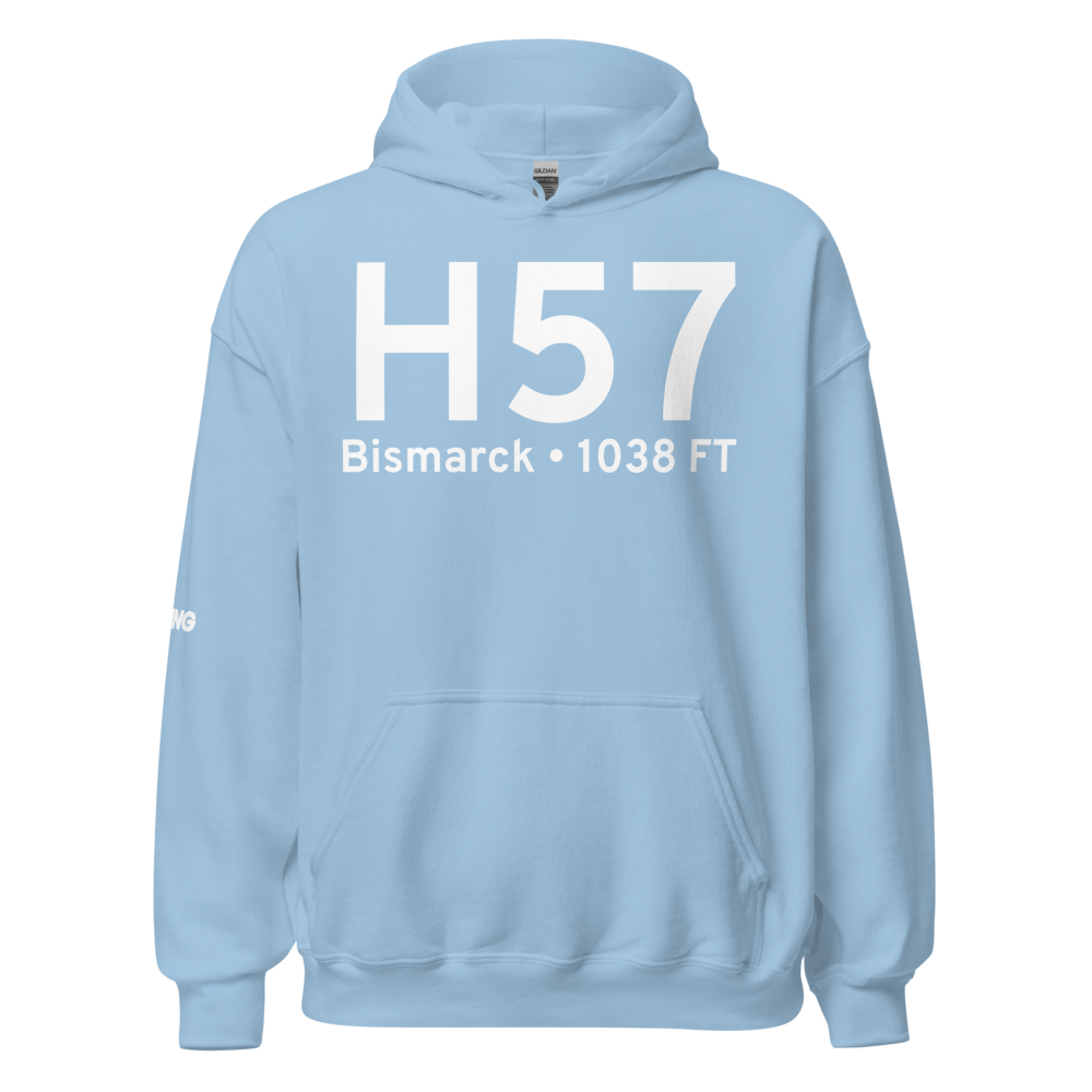 Bismarck (H57) Airport Hoodie Sweatshirt 