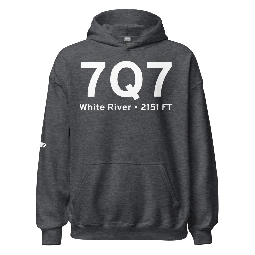 White River (7Q7) Airport Hoodie Sweatshirt 