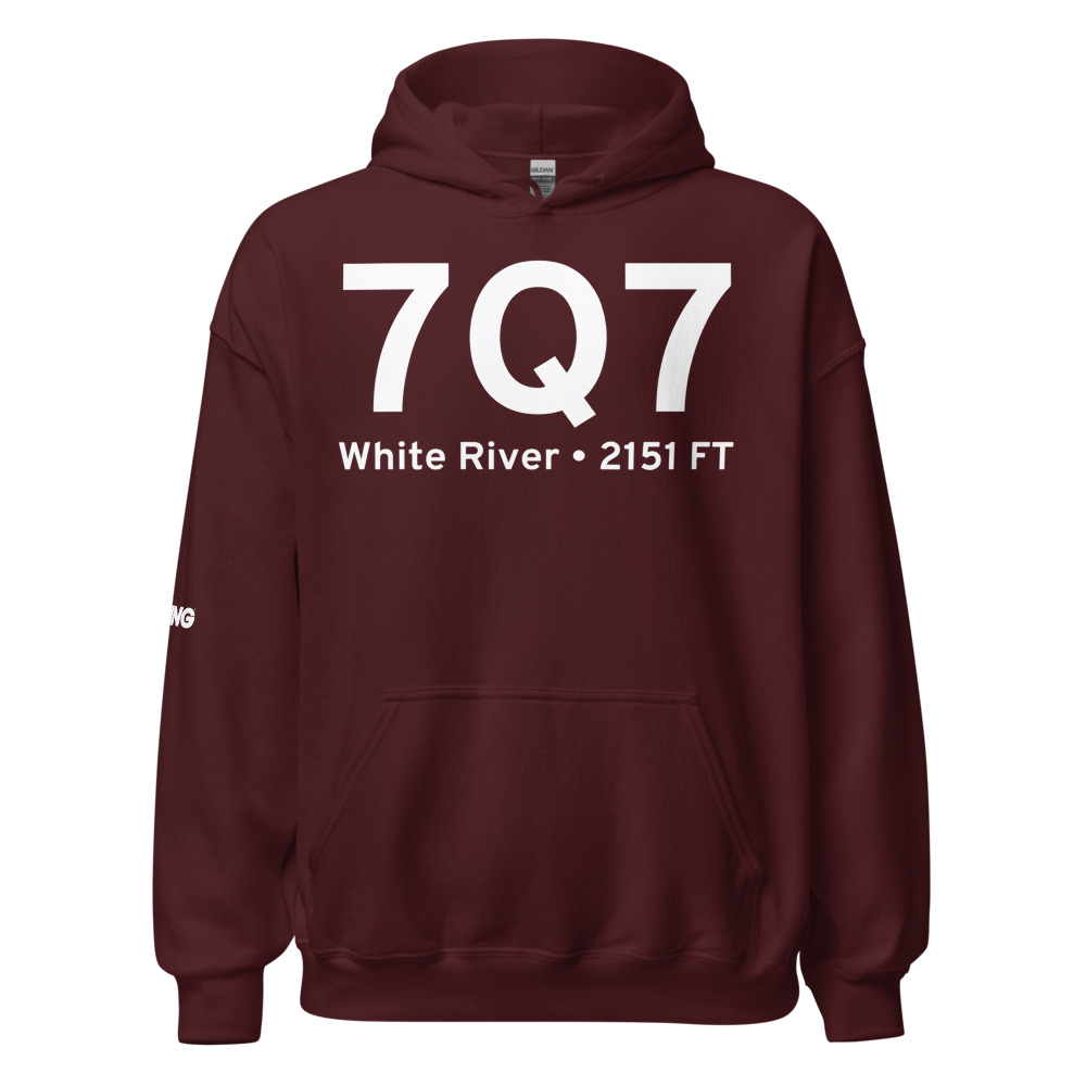 White River (7Q7) Airport Hoodie Sweatshirt 