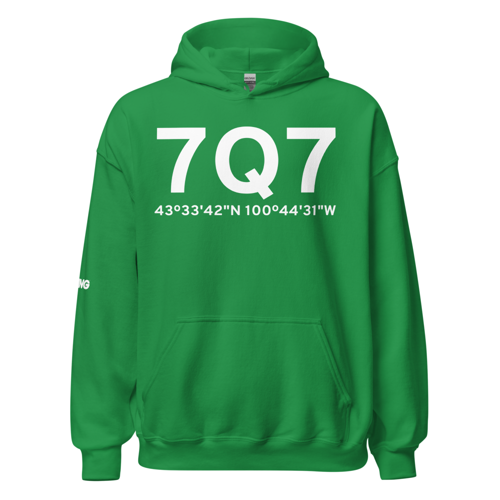 White River (7Q7) Airport Hoodie Sweatshirt 