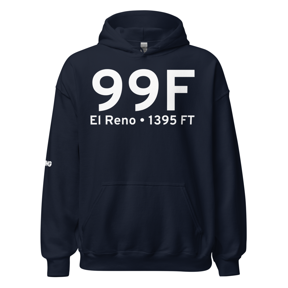 El Reno (99F) Airport Hoodie Sweatshirt 