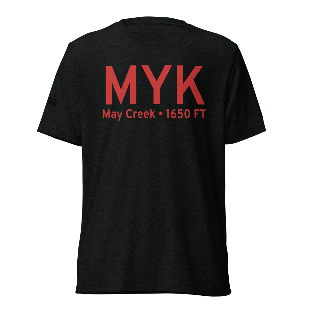May Creek (MYK) Airport Tri-blend T-Shirt 