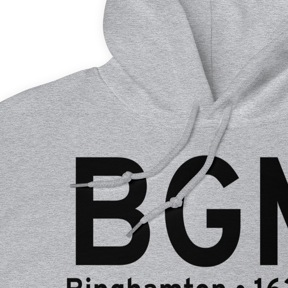 Binghamton (KBGM) Airport Hoodie Sweatshirt 