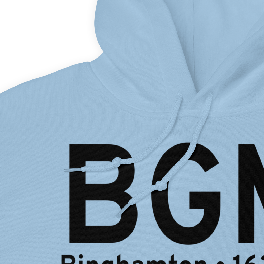 Binghamton (KBGM) Airport Hoodie Sweatshirt 