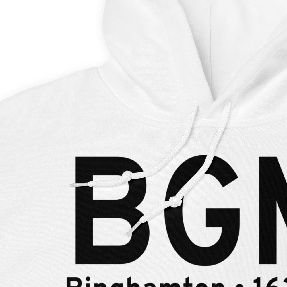 Binghamton (KBGM) Airport Hoodie Sweatshirt 