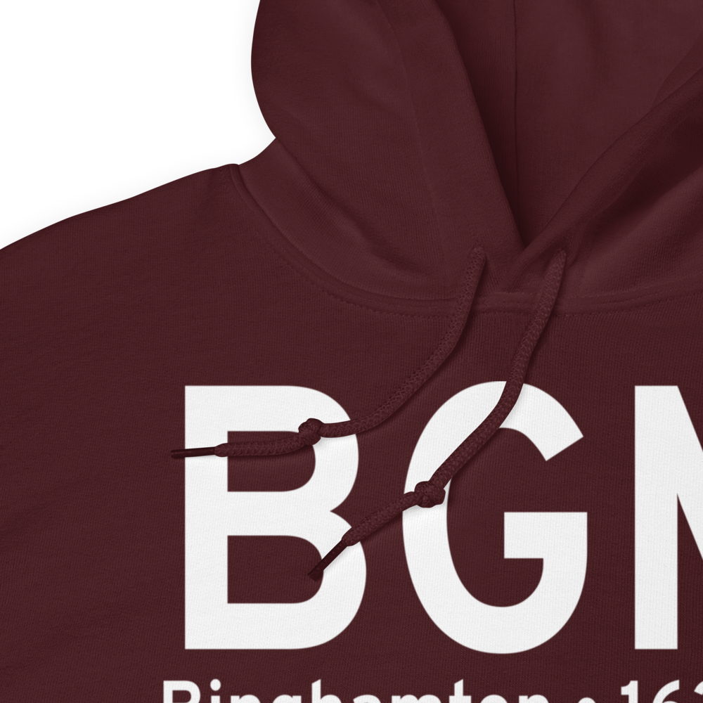 Binghamton (KBGM) Airport Hoodie Sweatshirt 
