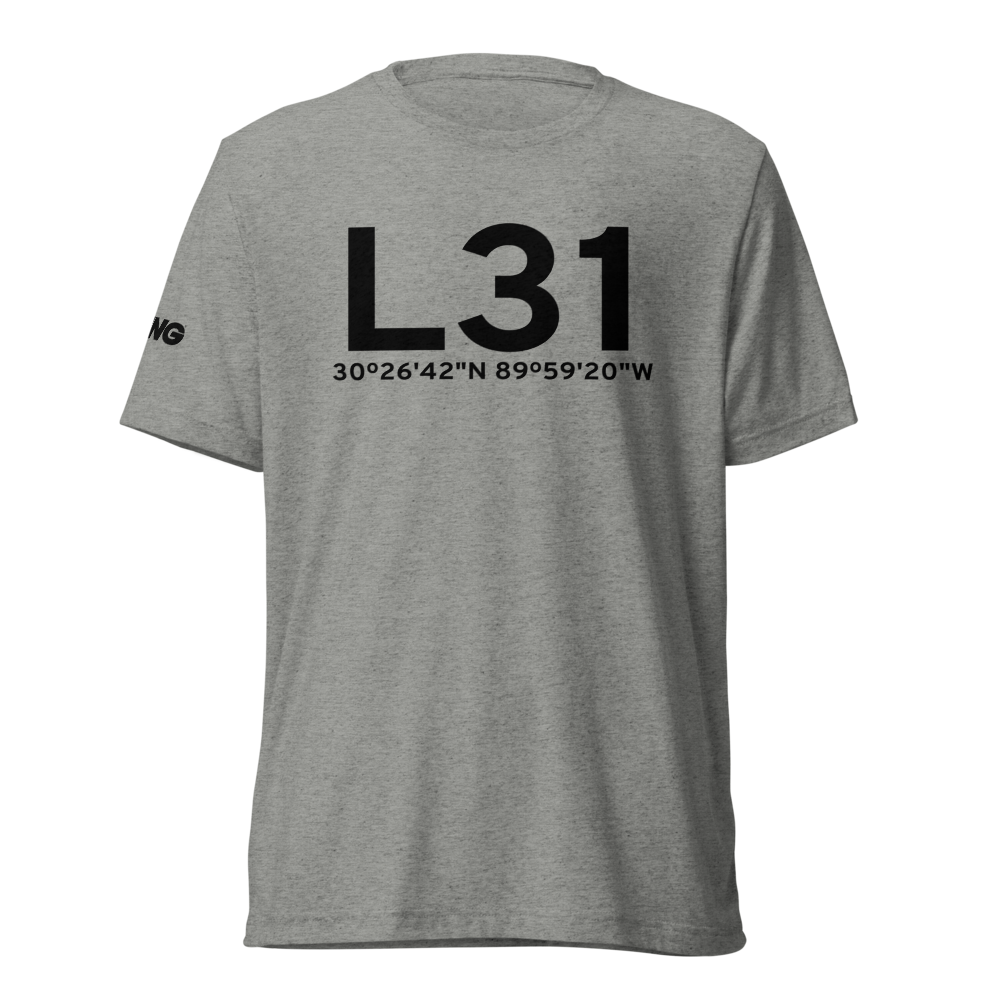 Covington (KL31) Airport Tri-blend T-Shirt 