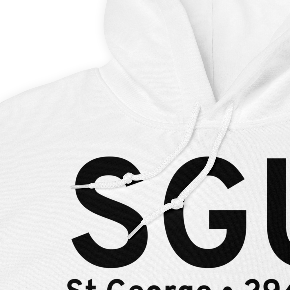St George (KSGU) Airport Hoodie Sweatshirt 