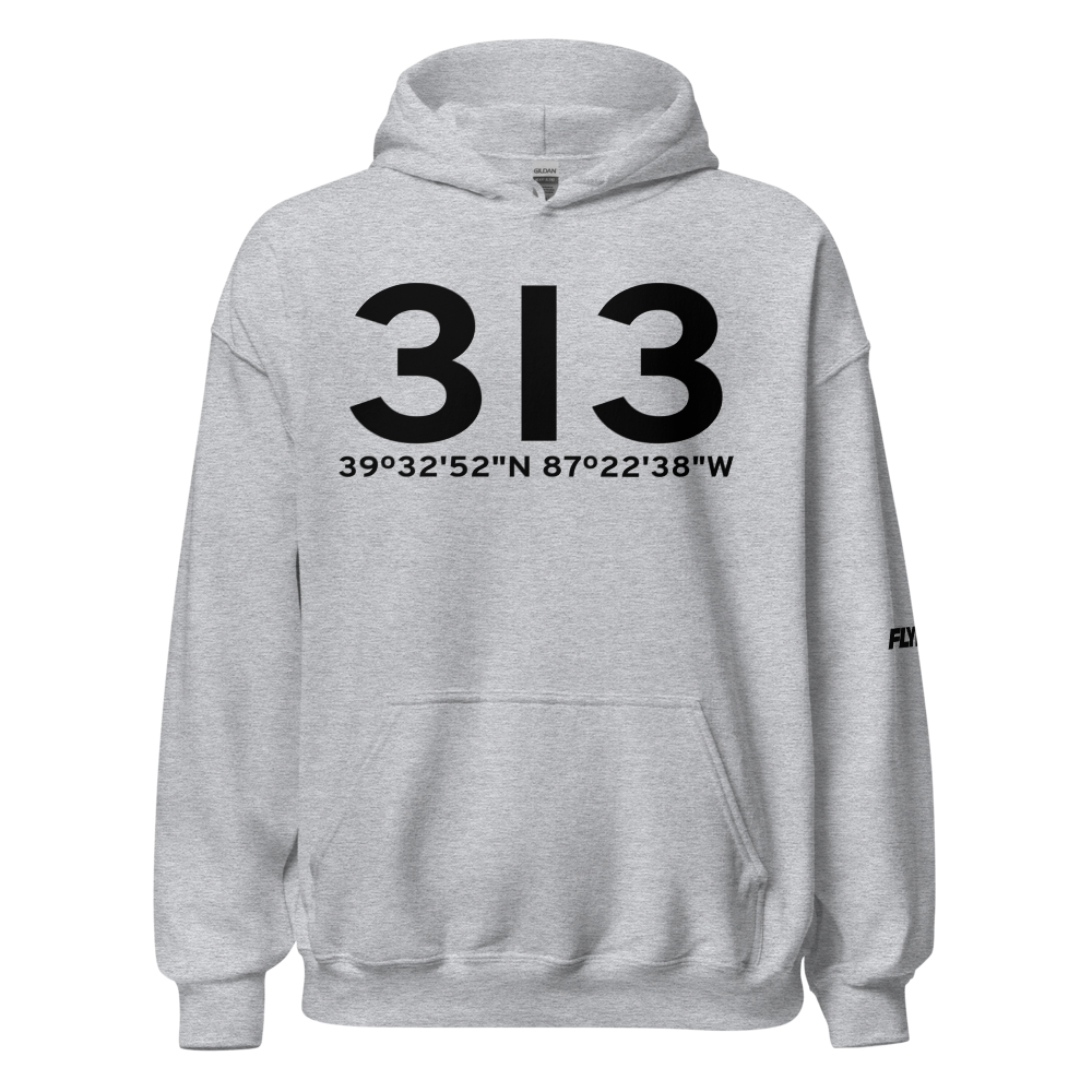 Terre Haute (K3I3) Airport Hoodie Sweatshirt 