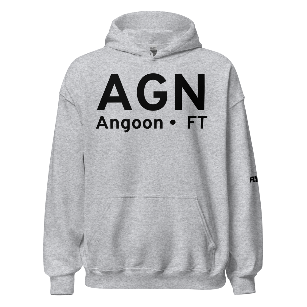 Angoon (PAGN) Airport Hoodie Sweatshirt 