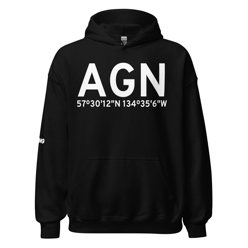 Angoon (PAGN) Airport Hoodie Sweatshirt 
