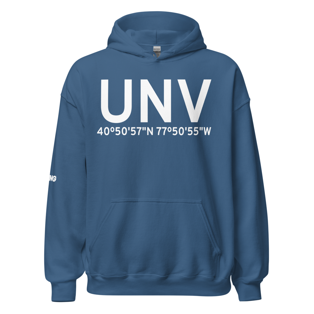 State College (KUNV) Airport Hoodie Sweatshirt 