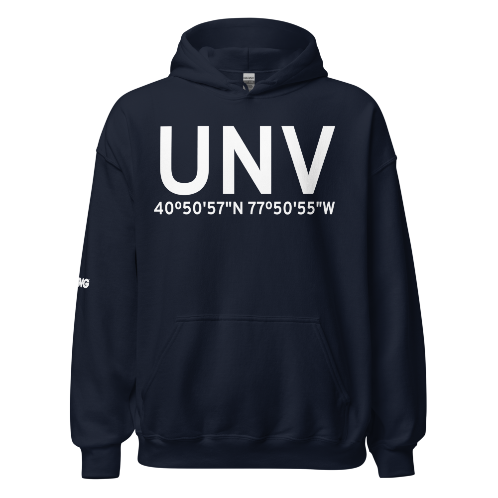 State College (KUNV) Airport Hoodie Sweatshirt 