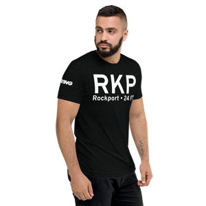 Rockport (KRKP) Airport Tri-blend T-Shirt