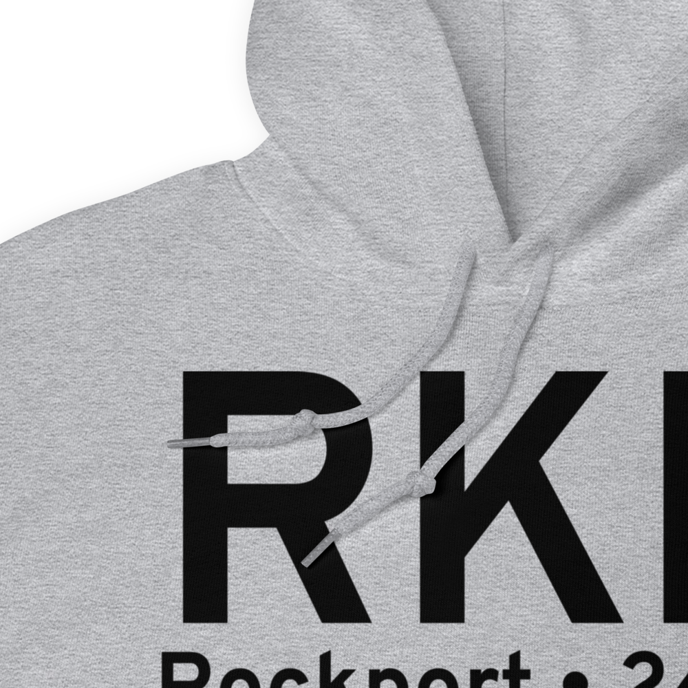 Rockport (KRKP) Airport Hoodie Sweatshirt 