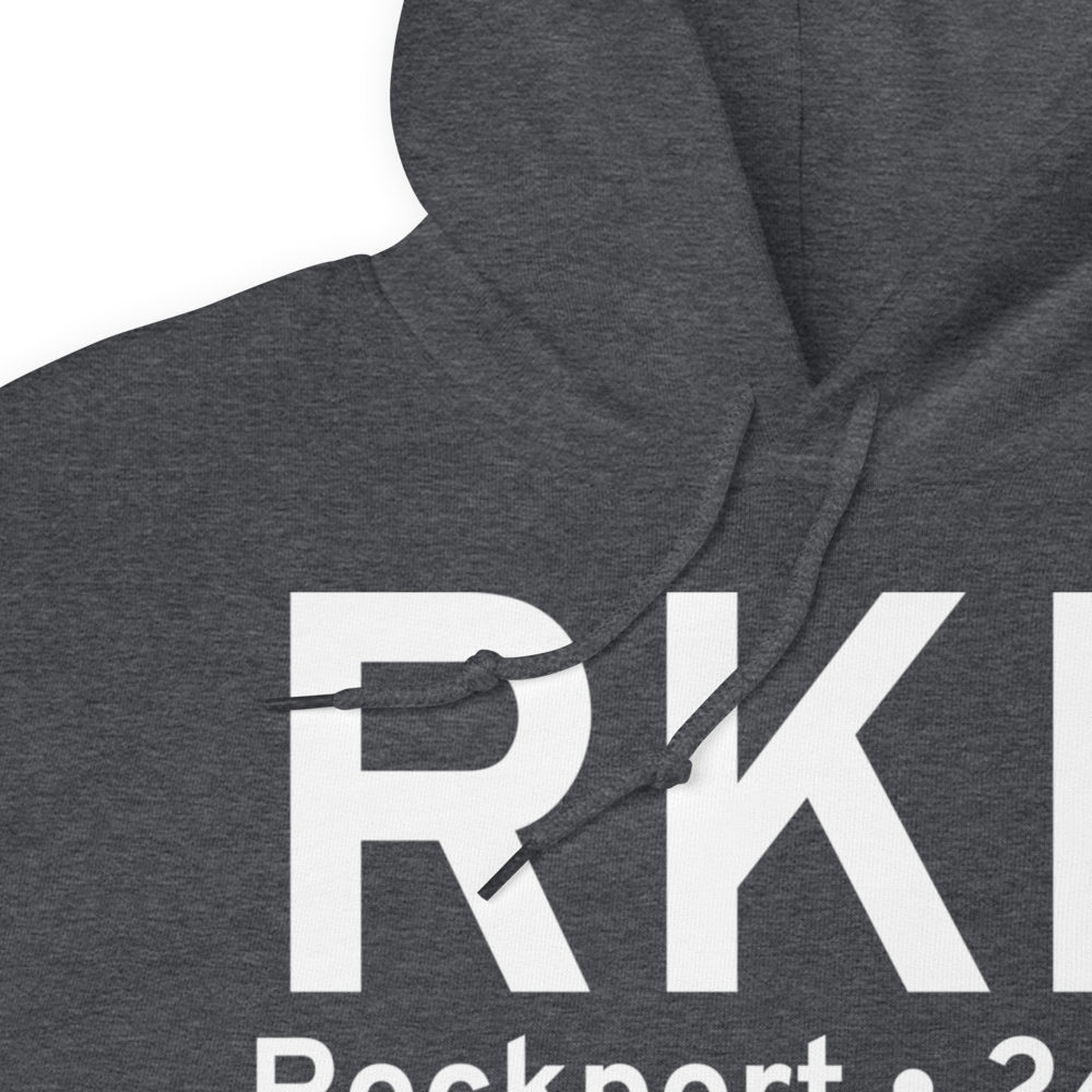 Rockport (KRKP) Airport Hoodie Sweatshirt 