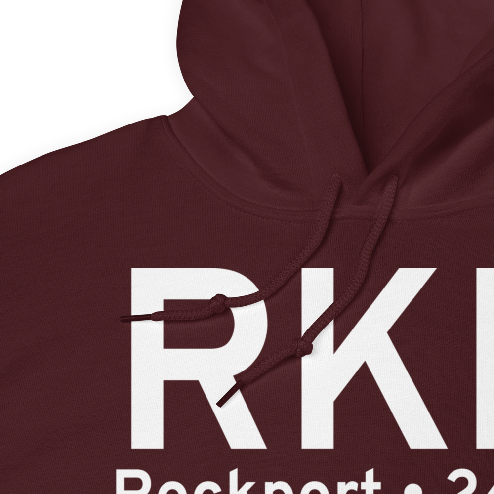 Rockport (KRKP) Airport Hoodie Sweatshirt 