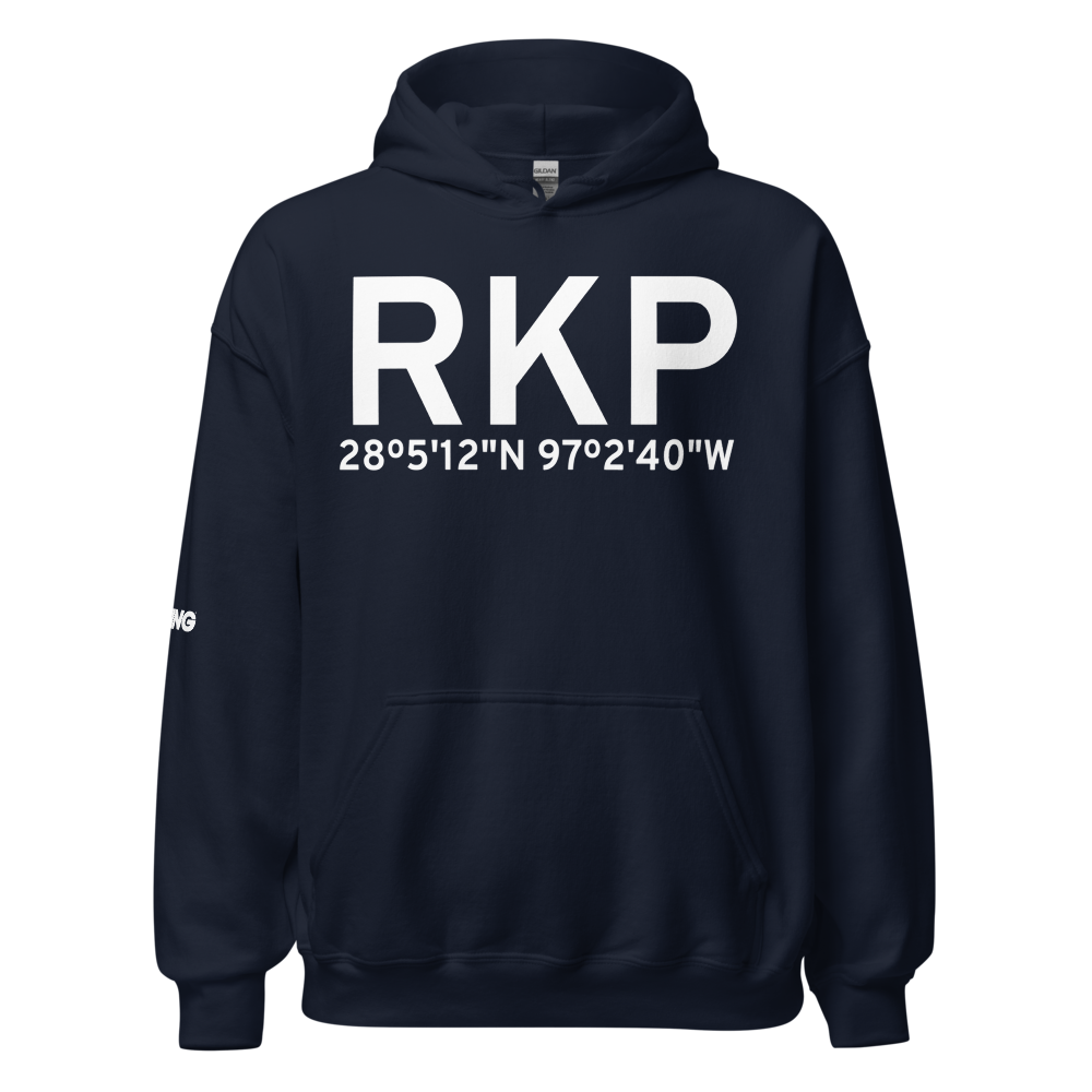 Rockport (KRKP) Airport Hoodie Sweatshirt 