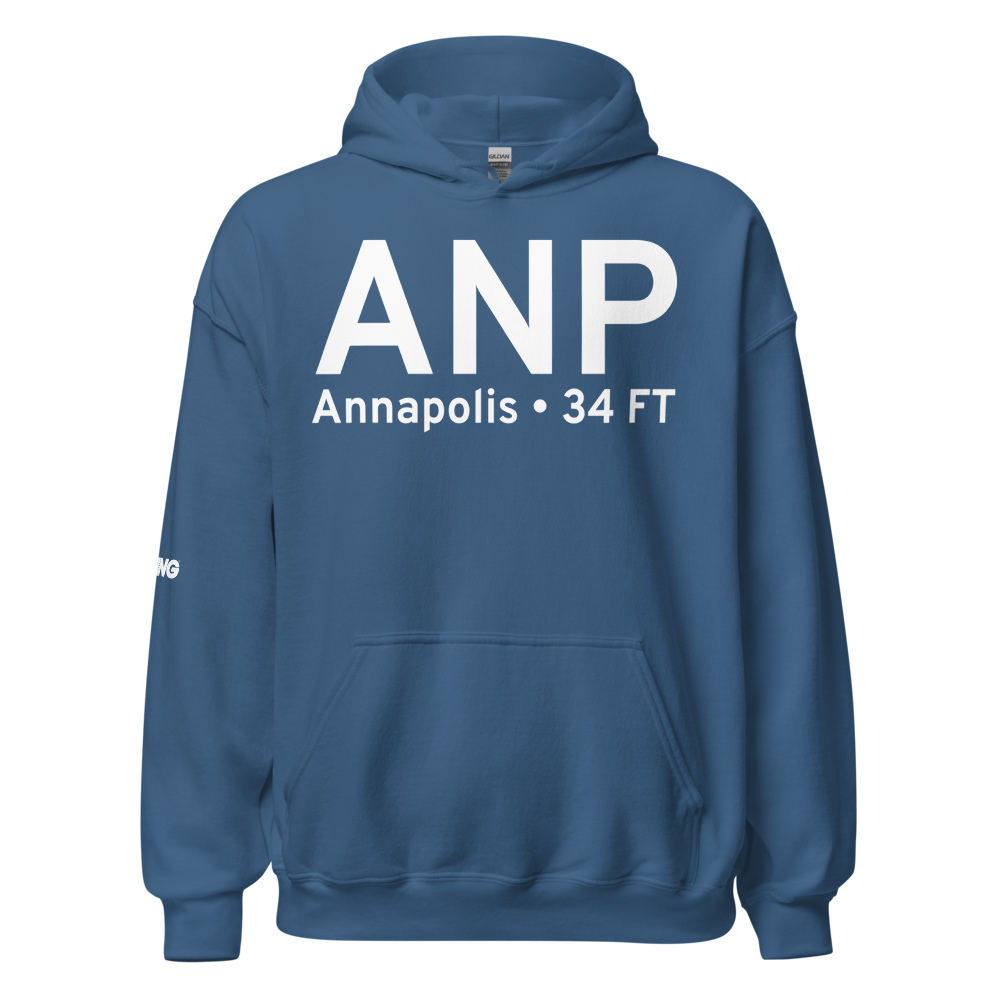 Annapolis (KANP) Airport Hoodie Sweatshirt 