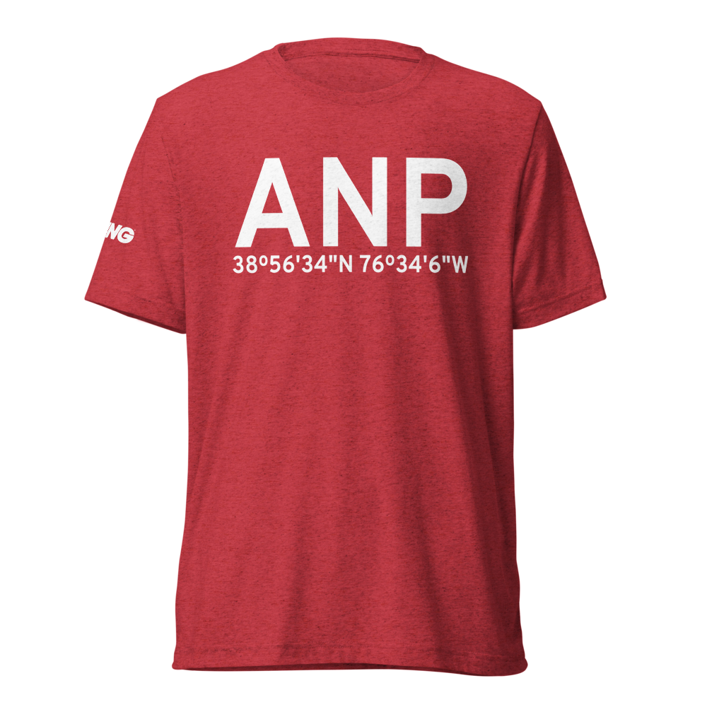 Annapolis (KANP) Airport Tri-blend T-Shirt 