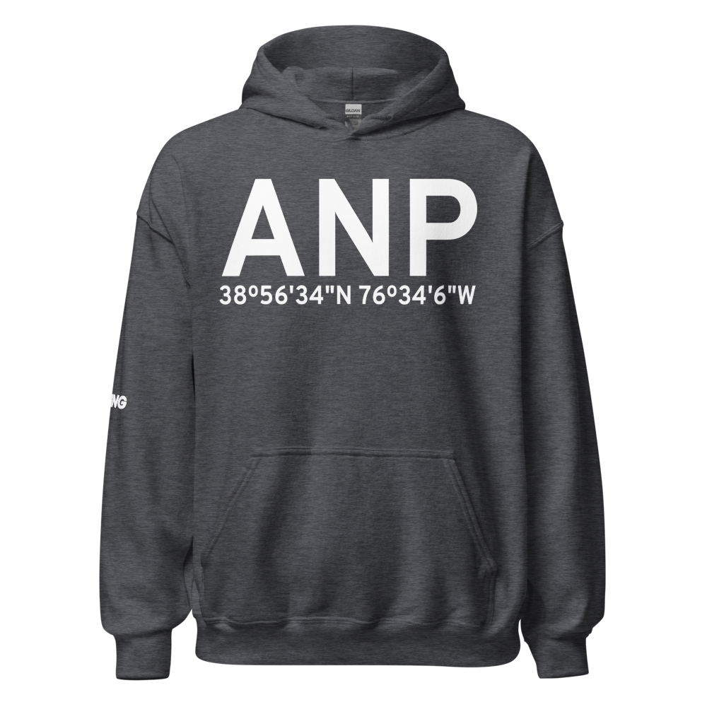 Annapolis (KANP) Airport Hoodie Sweatshirt 