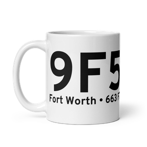 Fort Worth (9F5) Airport Mug