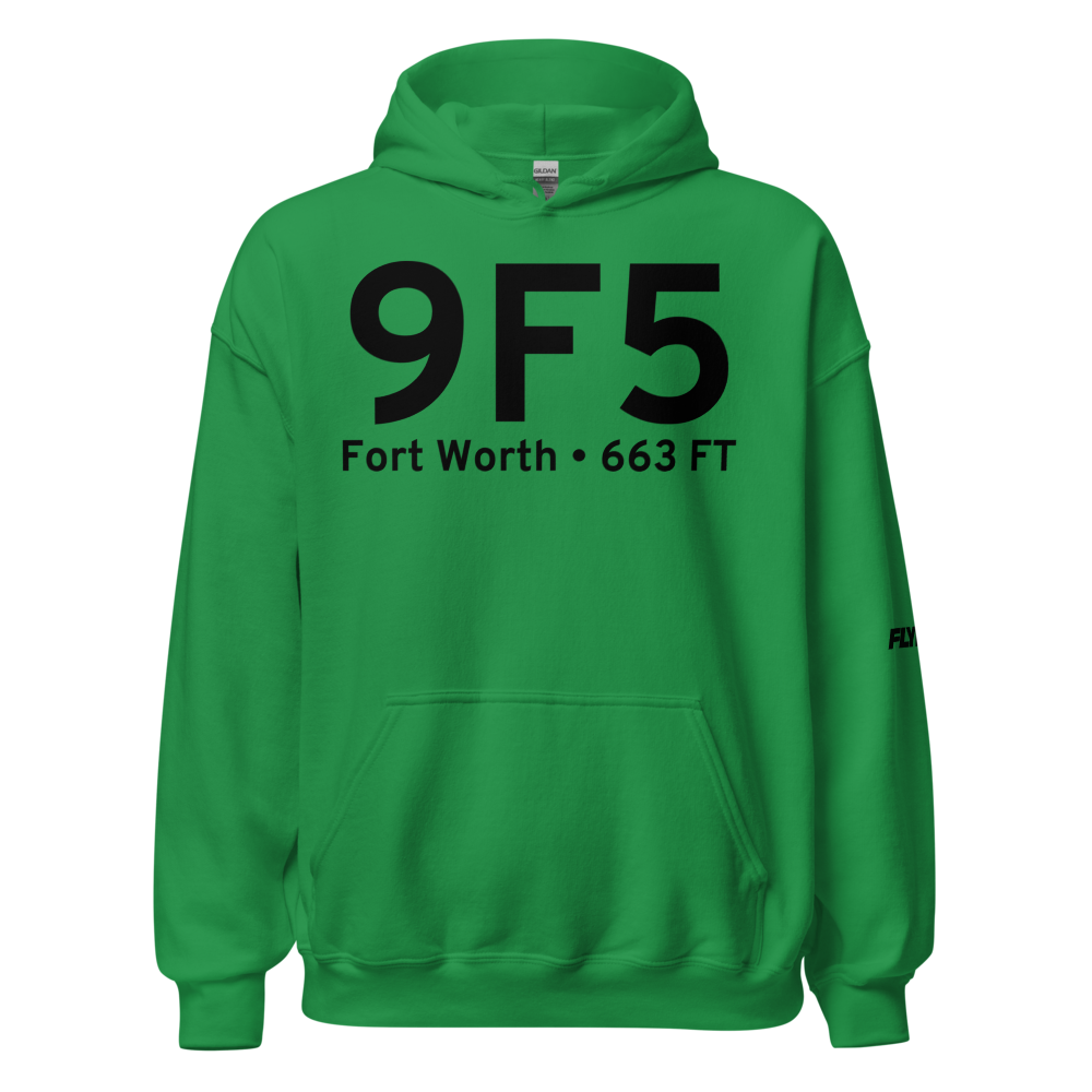 Fort Worth (9F5) Airport Hoodie Sweatshirt 