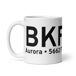 Aurora (KBKF) Airport Mug