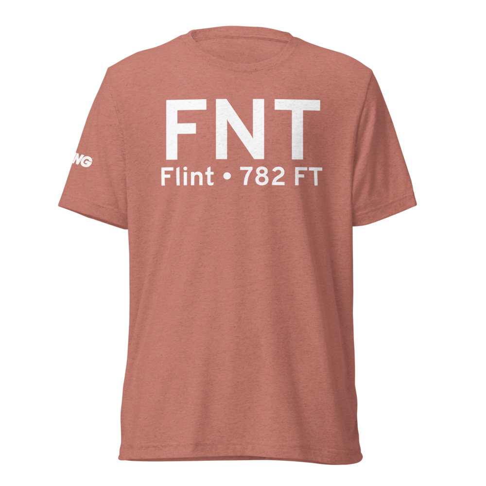Flint (KFNT) Airport Tri-blend T-Shirt 