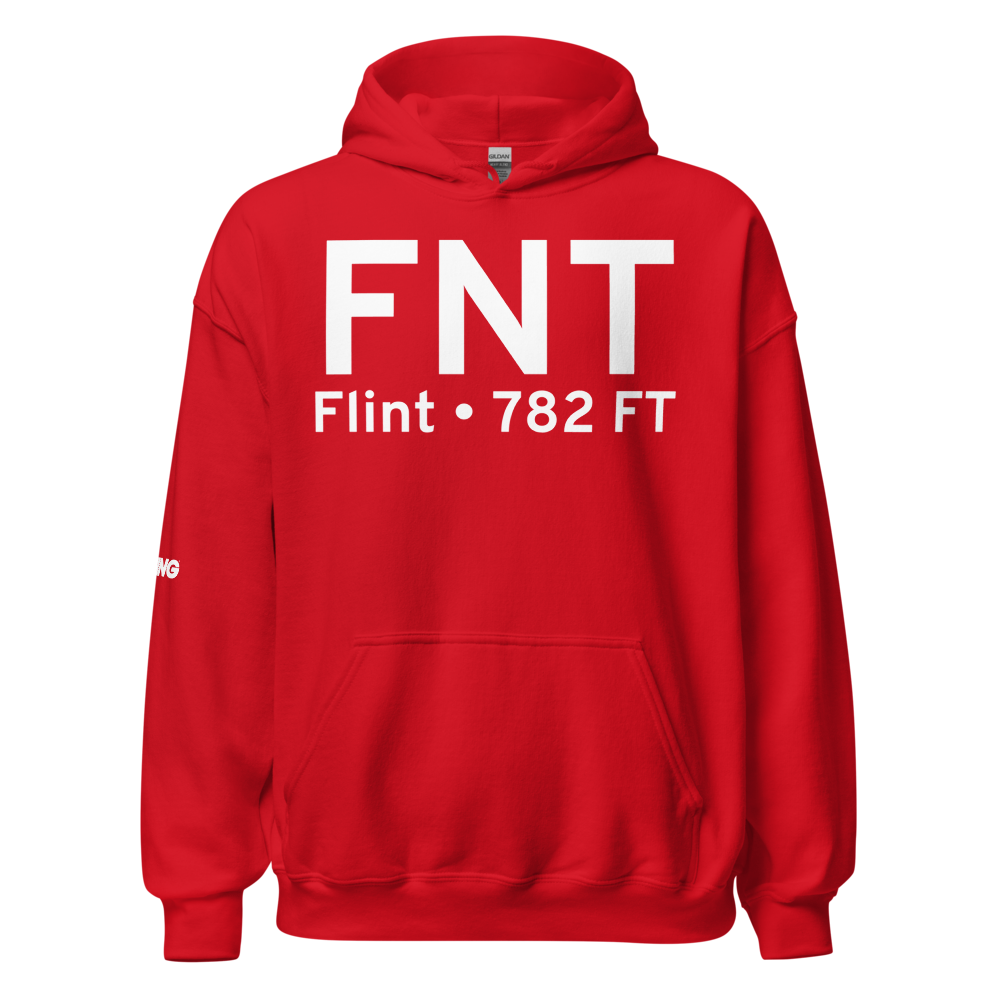 Flint (KFNT) Airport Hoodie Sweatshirt 