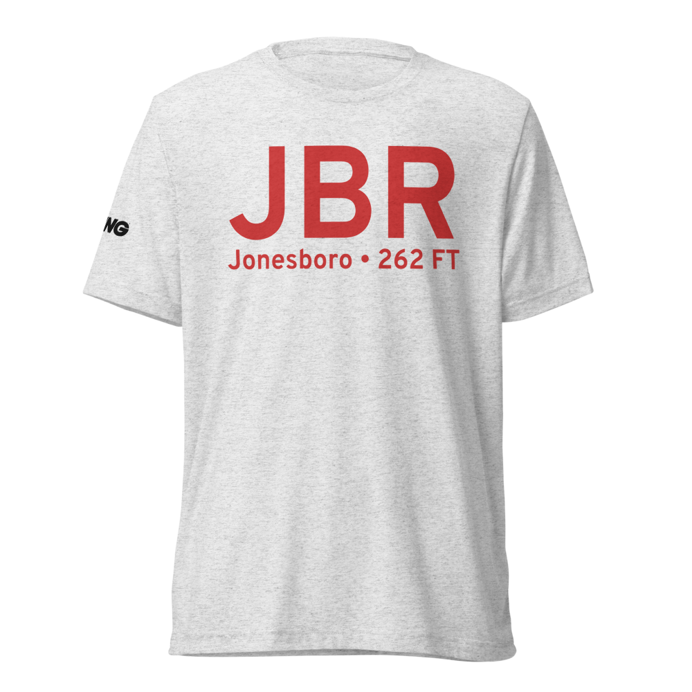 Jonesboro (KJBR) Airport Tri-blend T-Shirt 