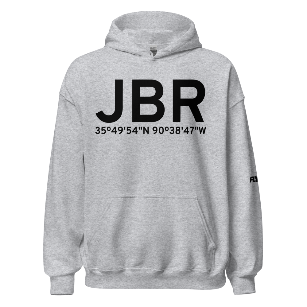 Jonesboro (KJBR) Airport Hoodie Sweatshirt 