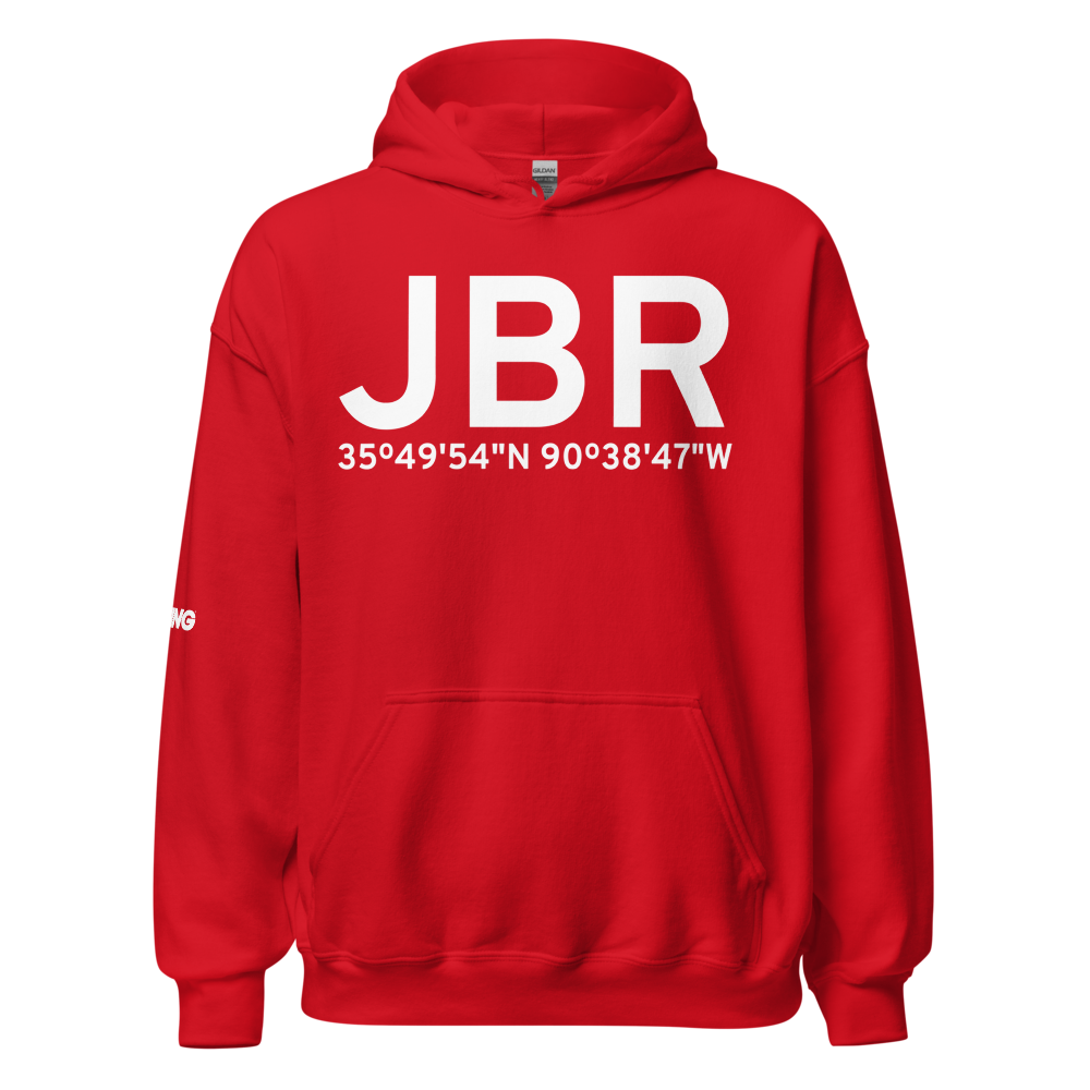 Jonesboro (KJBR) Airport Hoodie Sweatshirt 