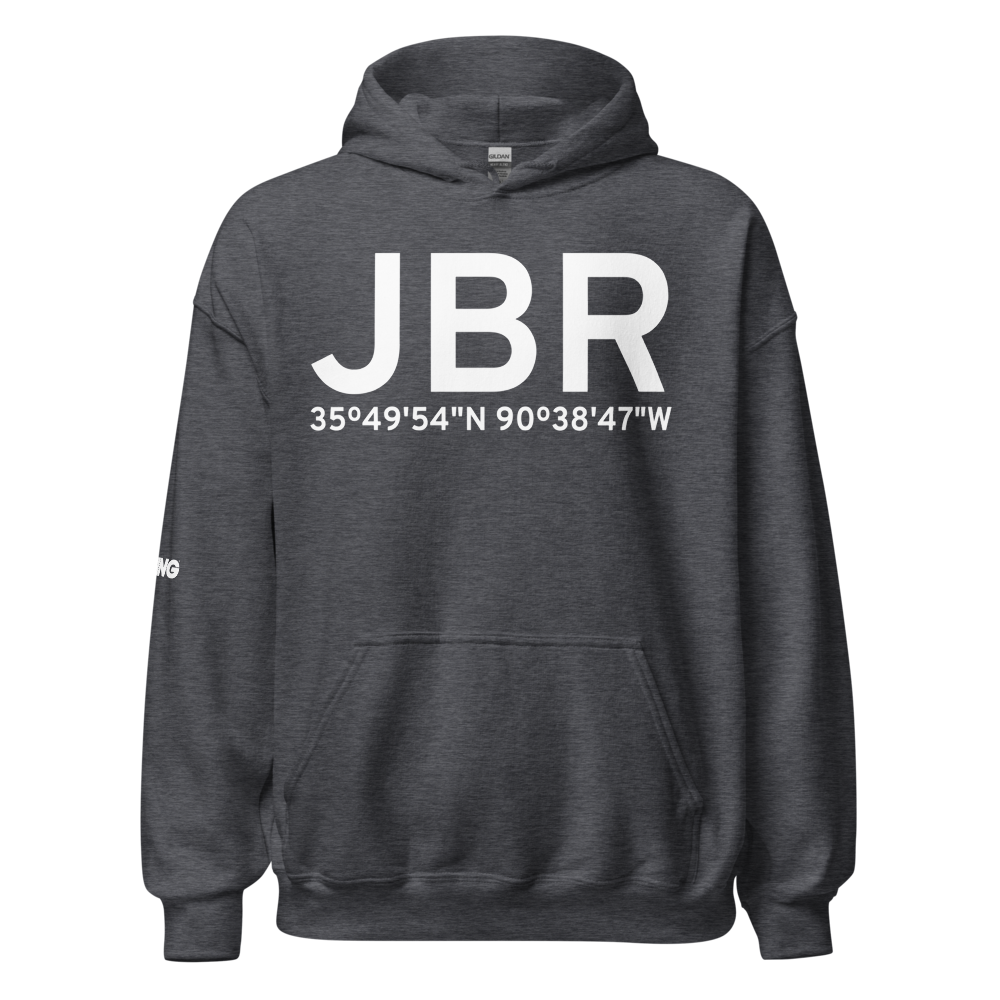 Jonesboro (KJBR) Airport Hoodie Sweatshirt 