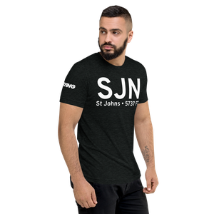 St Johns (KSJN) Airport Tri-blend T-Shirt