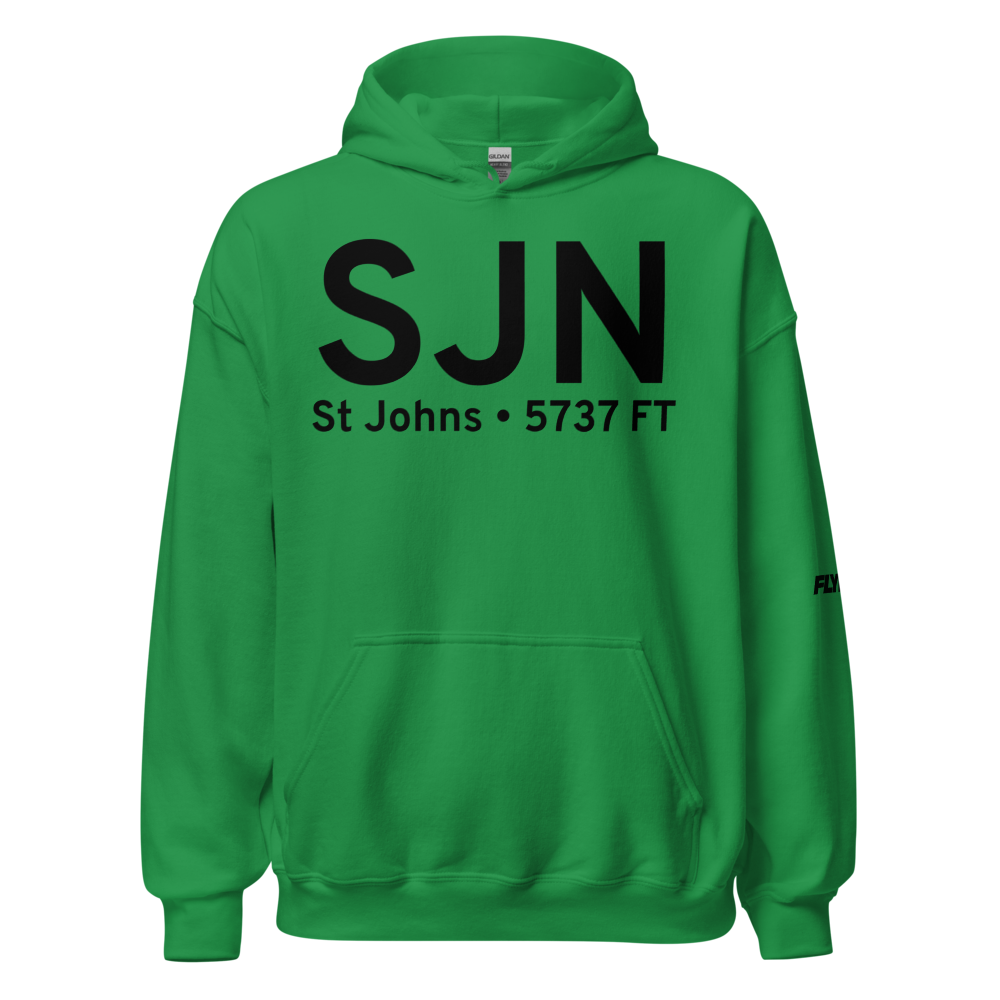 St Johns (KSJN) Airport Hoodie Sweatshirt 