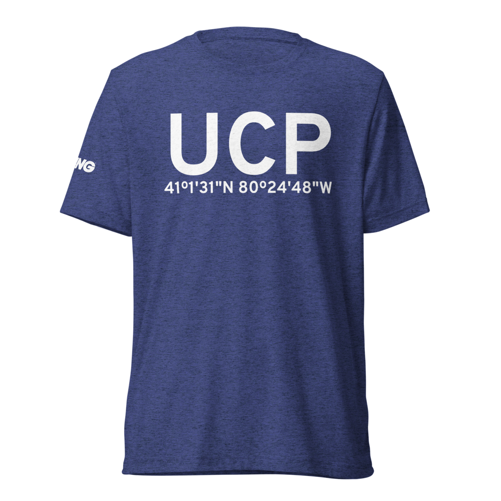New Castle (KUCP) Airport Tri-blend T-Shirt 