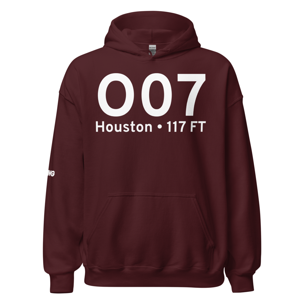 Houston (O07) Airport Hoodie Sweatshirt 